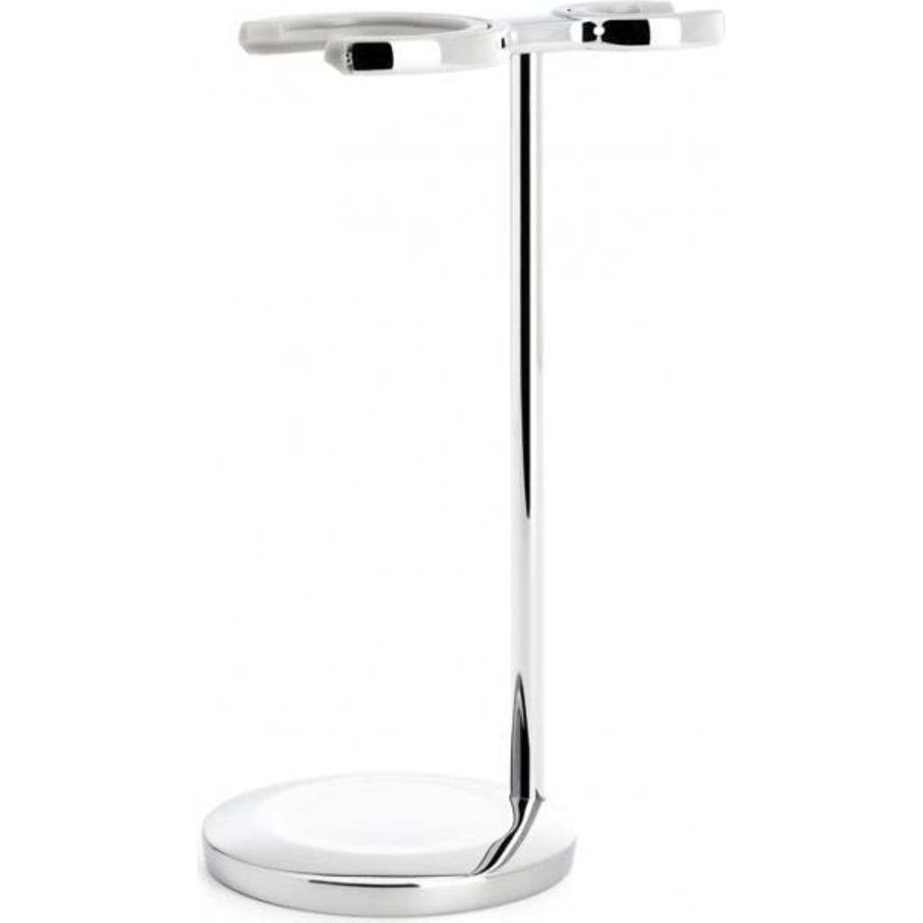 Mühle Vivo & Rytmo Chrome Brush & Razor Stand In Silver