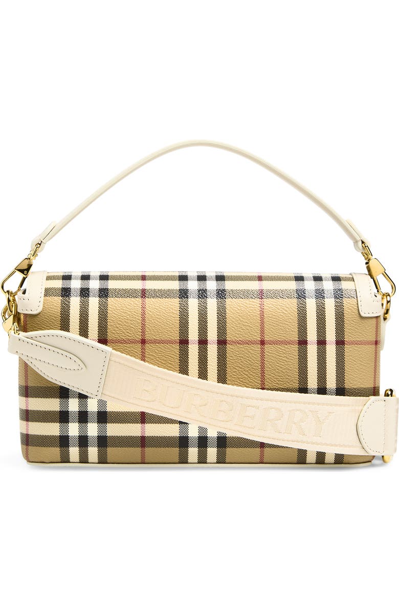 Burberry Small Note Shoulder Bag, Alternate, color, Vintage Check/ Soap