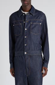 Bottega Veneta Indigo Wash Denim Trucker Jacket