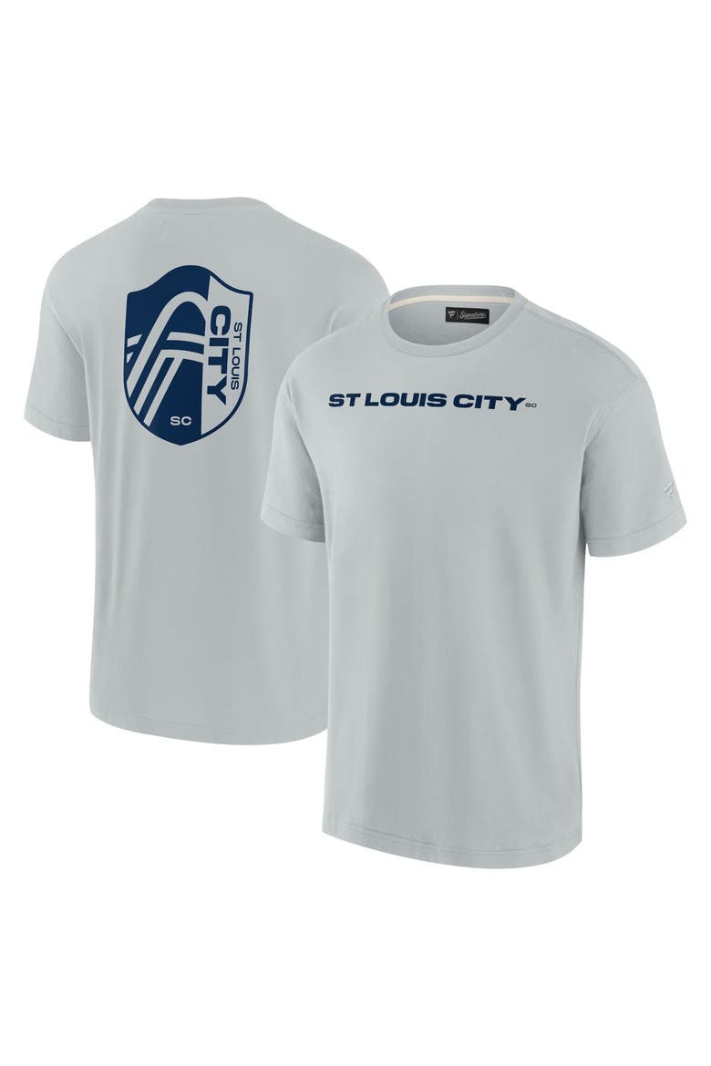 Unisex Fanatics Signature Gray St. Louis City SC Elements Super Soft Short Sleeve T-Shirt, Main, color, Gray