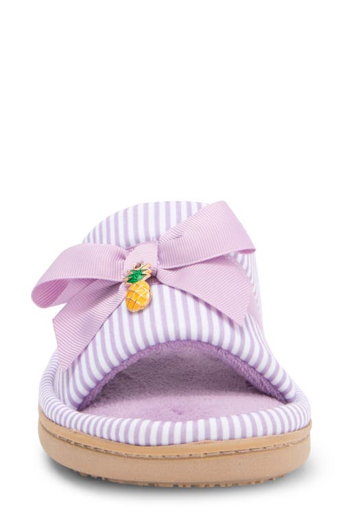 ISOTONER ISOTONER FRUIT CHARM SCUFF SLIPPER