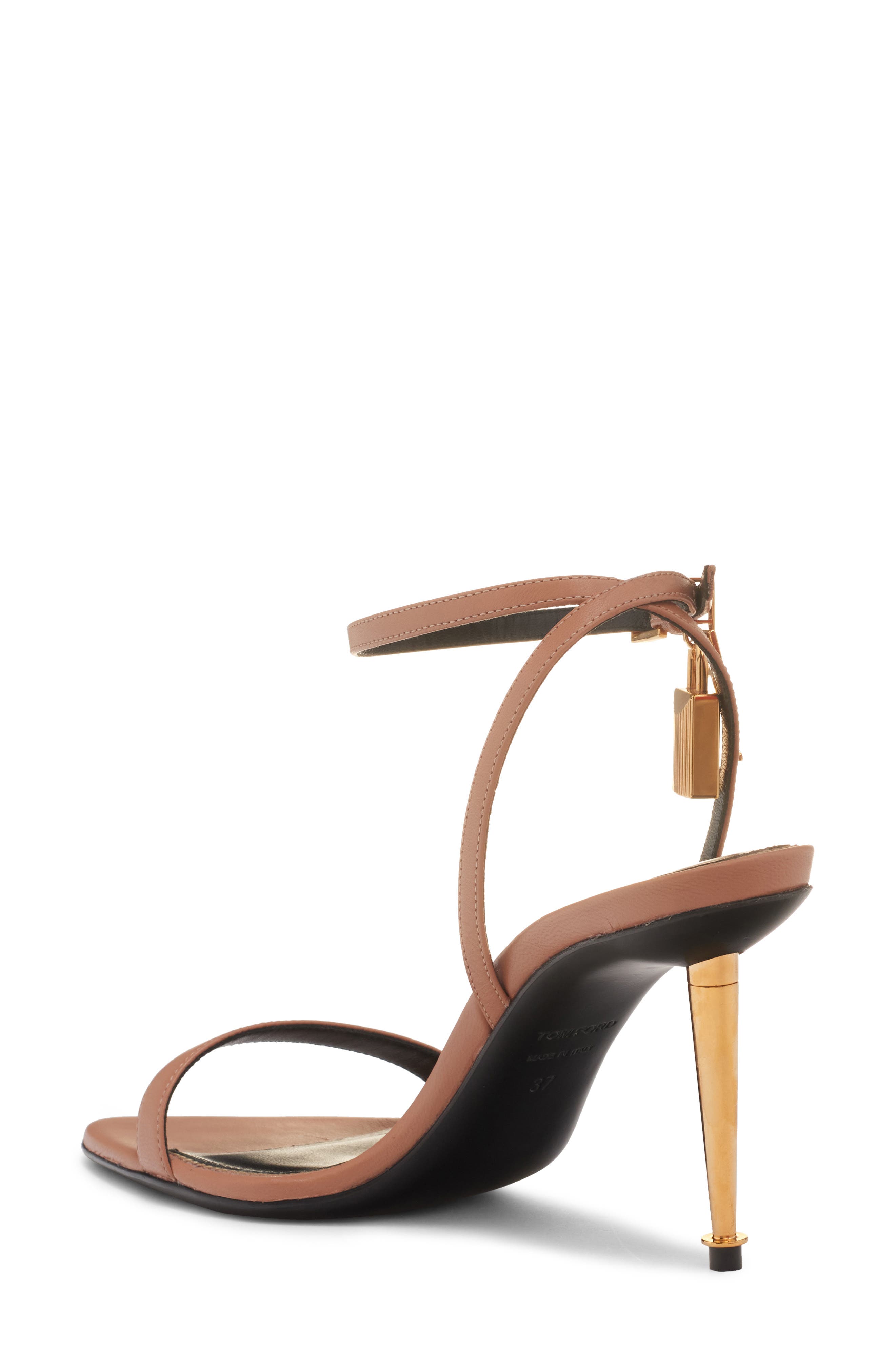 Padlock Naked Pointy Toe Sandal - image 4