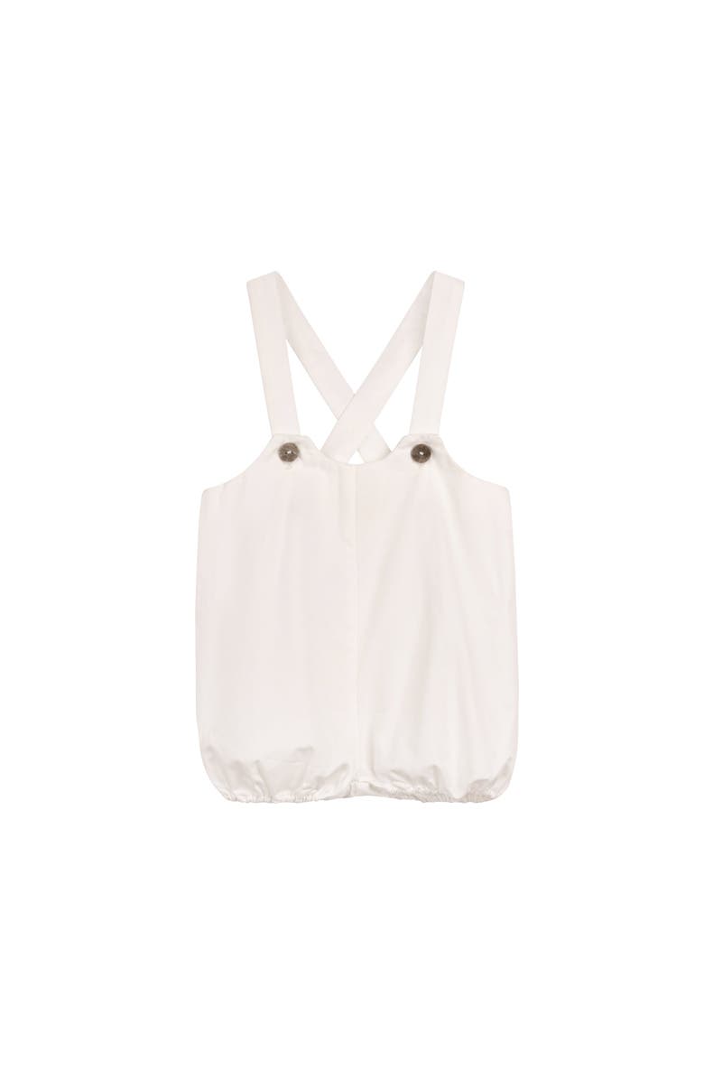 Ely's & Co. Looms Wave Collection - Baby Overalls, Main, color, Ivory