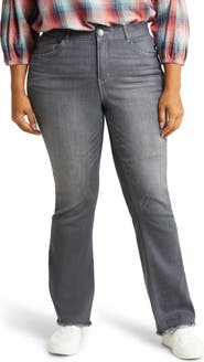 Wit & Wisdom 'Ab'Solution Raw Hem Straight Leg Jeans
