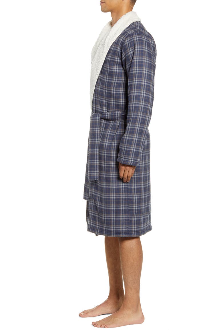 Kalib Robe, Alternate, color, NAVY PLAID