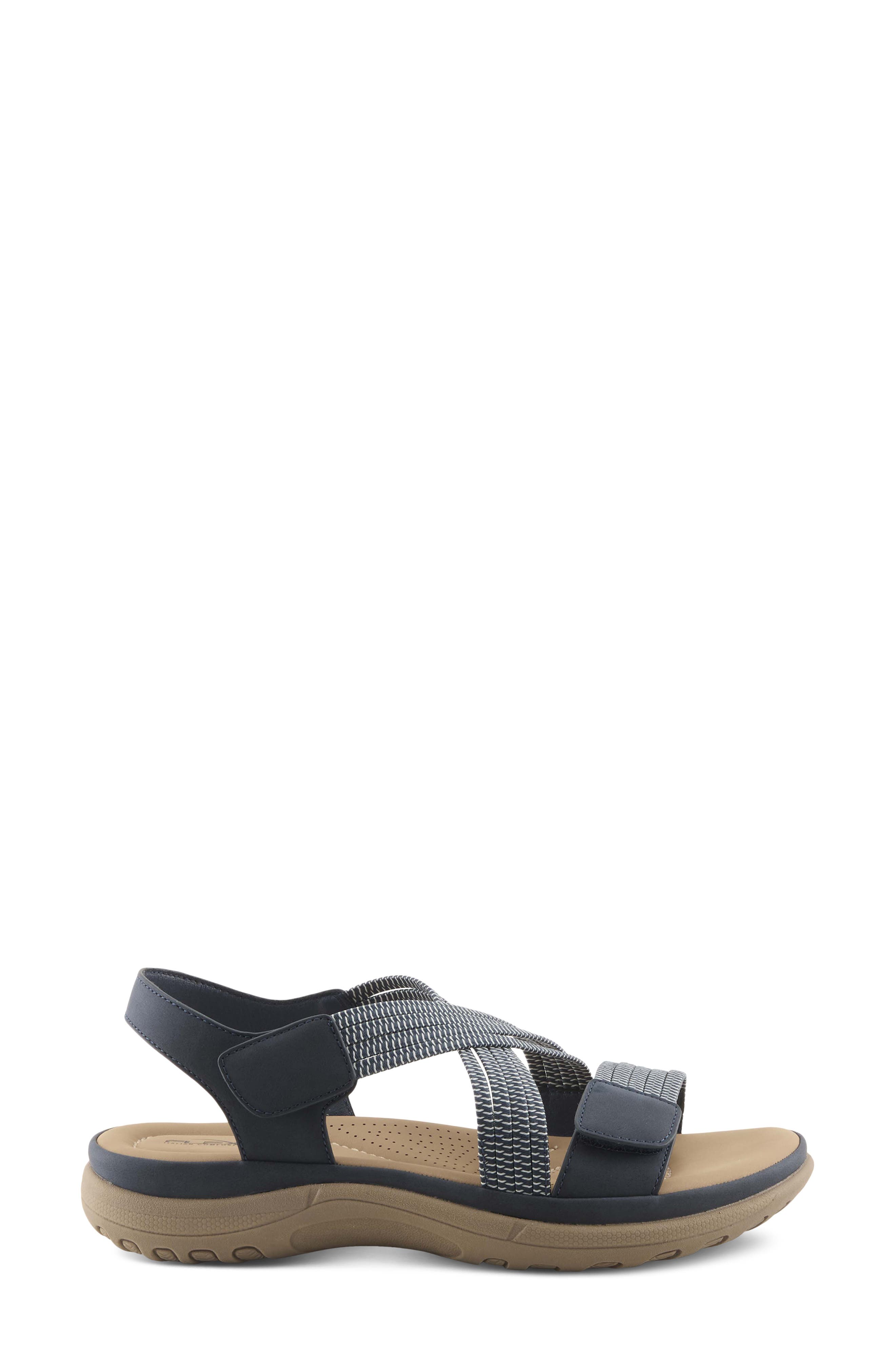 Crossbeam Sandal, Alternate, color, NAVY