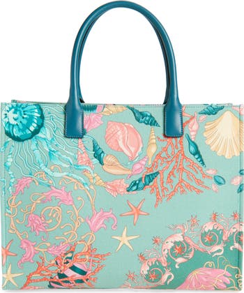 La Medusa Underwater Barocco Canvas Tote