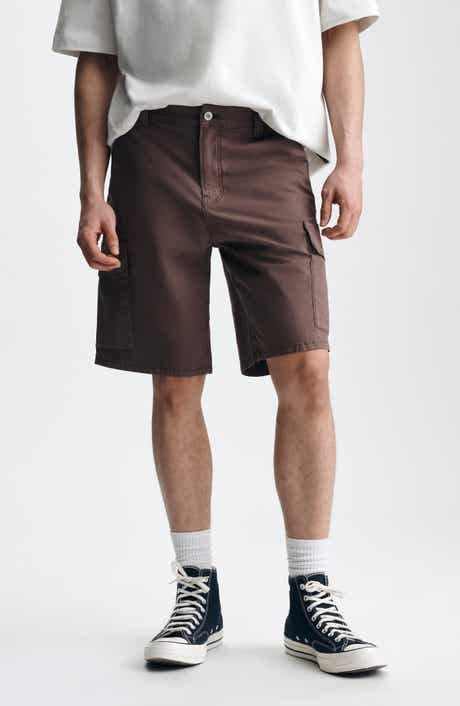 Graham Straight Leg Stretch Cotton Cargo Shorts