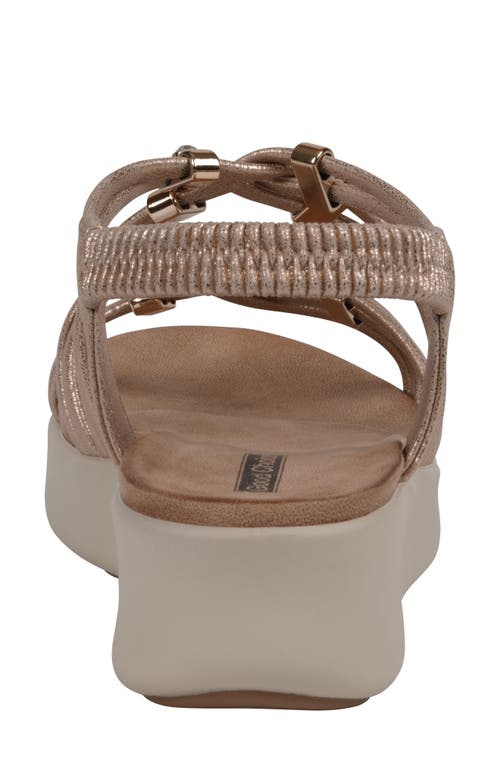 Gc Shoes Fran Comfort Sandal In Gold