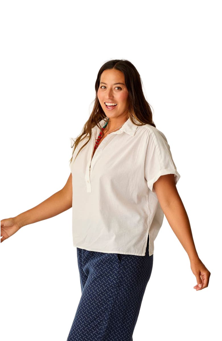 Carve Designs Elliott Voile Top, Alternate, color, Cloud