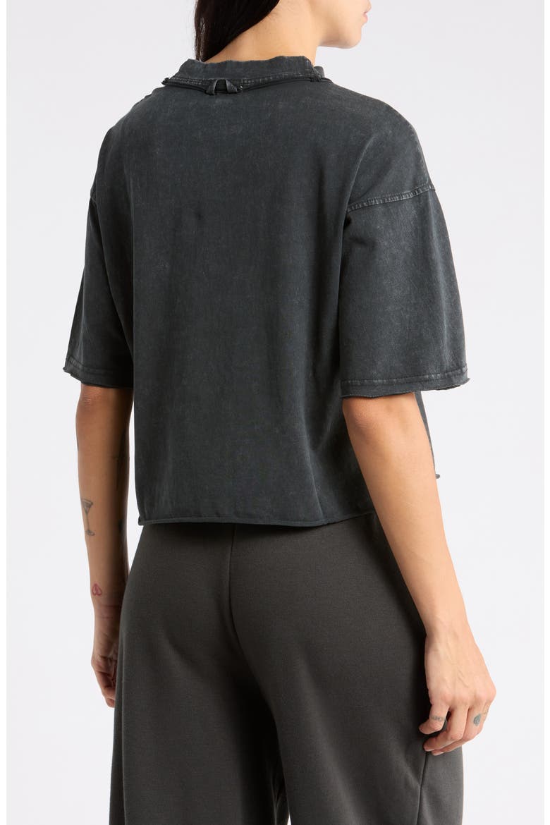 Maeve Washed Cotton T-Shirt, Alternate, color, PIRATE BLACK