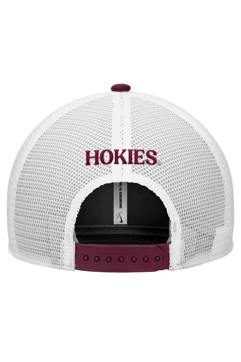 Men's Nike Maroon Virginia Tech Hokies Rise Trucker Dri-FIT Adjustable Hat, Alternate, color, Maroon