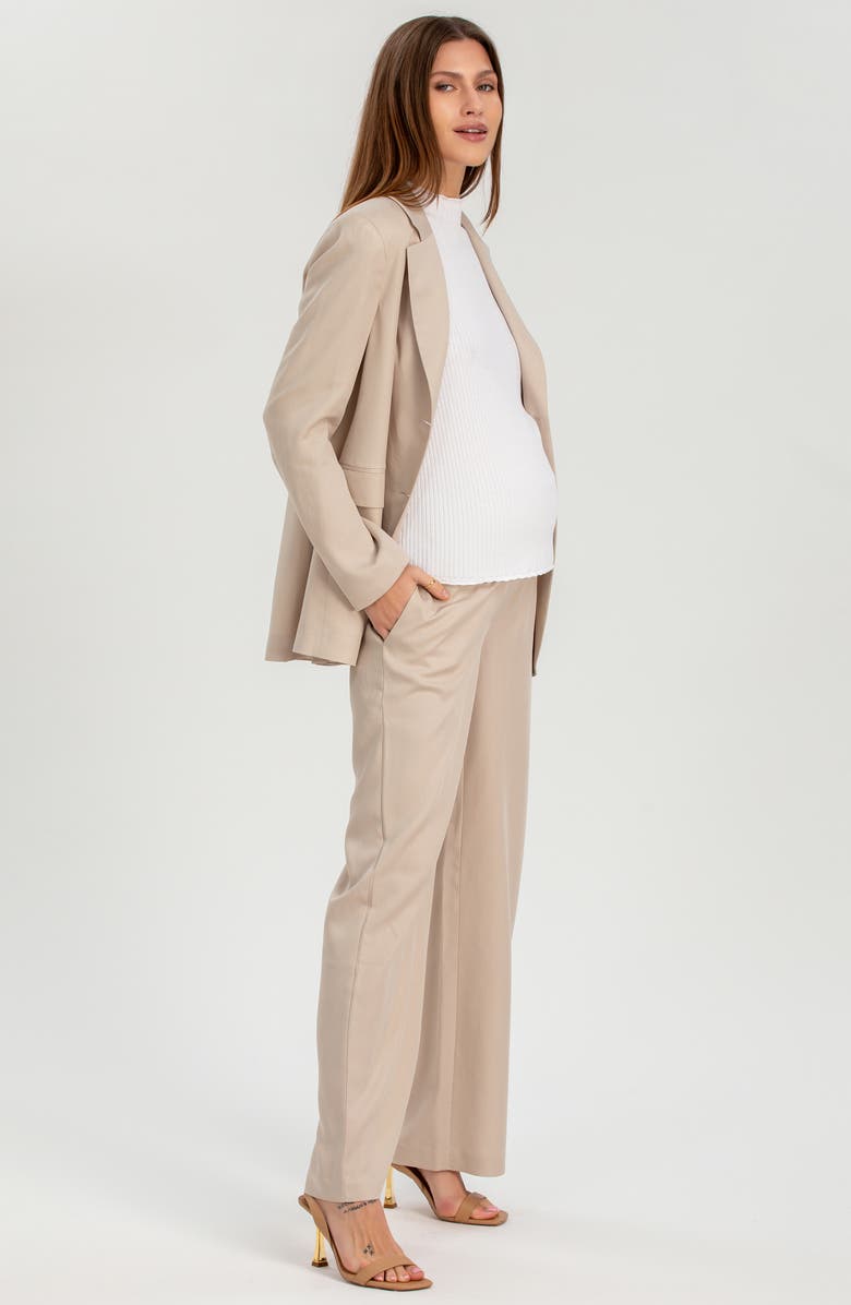 PIETRO BRUNELLI MATERNITY Eliana Two-Button Maternity Blazer, Alternate, color, 