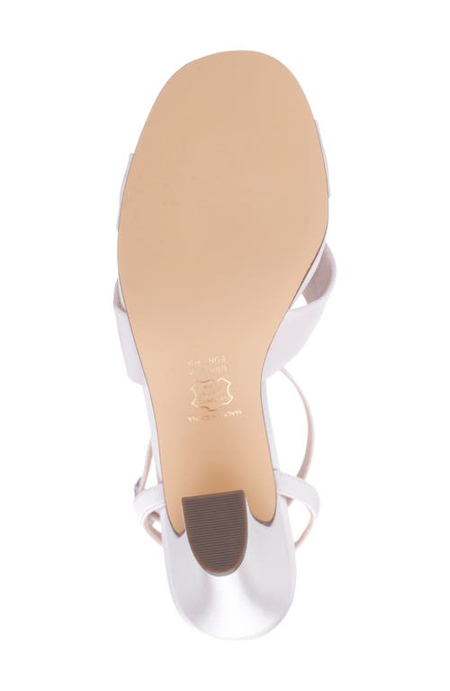 Nina Sulma Ankle Strap Sandal In Ivory
