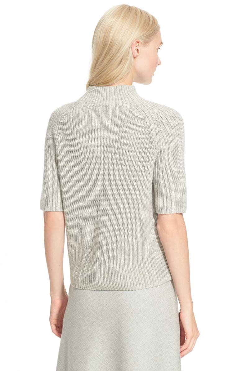 Theory 'Jodi' Cotton & Cashmere Short Sleeve Sweater, Alternate, color, 