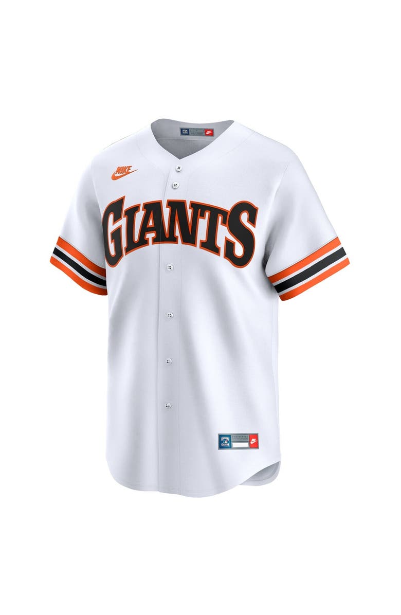 Nike Men's Nike White San Francisco Giants Throwback Cooperstown Collection Limited Jersey, Alternate, color, 