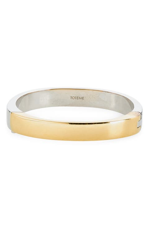 Signature Mixed Metal Cuff Bracelet