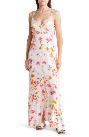 Lovestitch Button Down Cami Midi Dress
