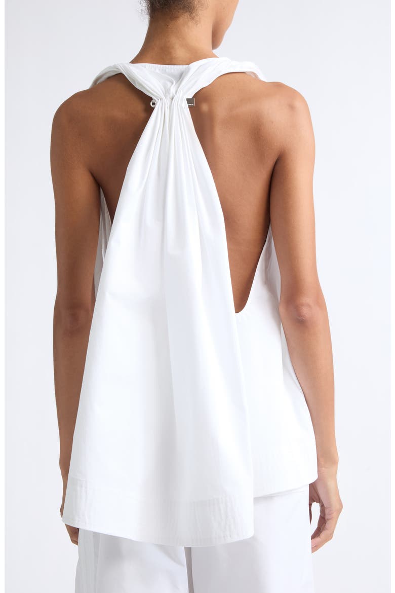 Le Haut Norma Cotton Trapeze Top, Alternate, color, WHITE