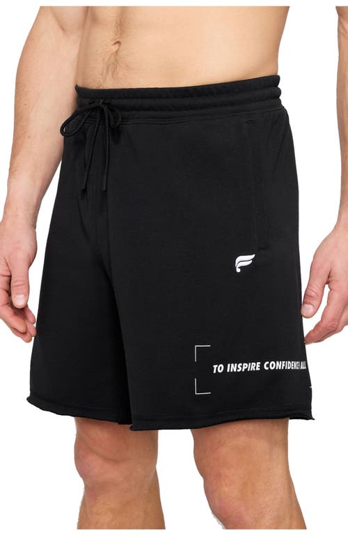 Fabletics The Year Round Terry Sweatshort In Black