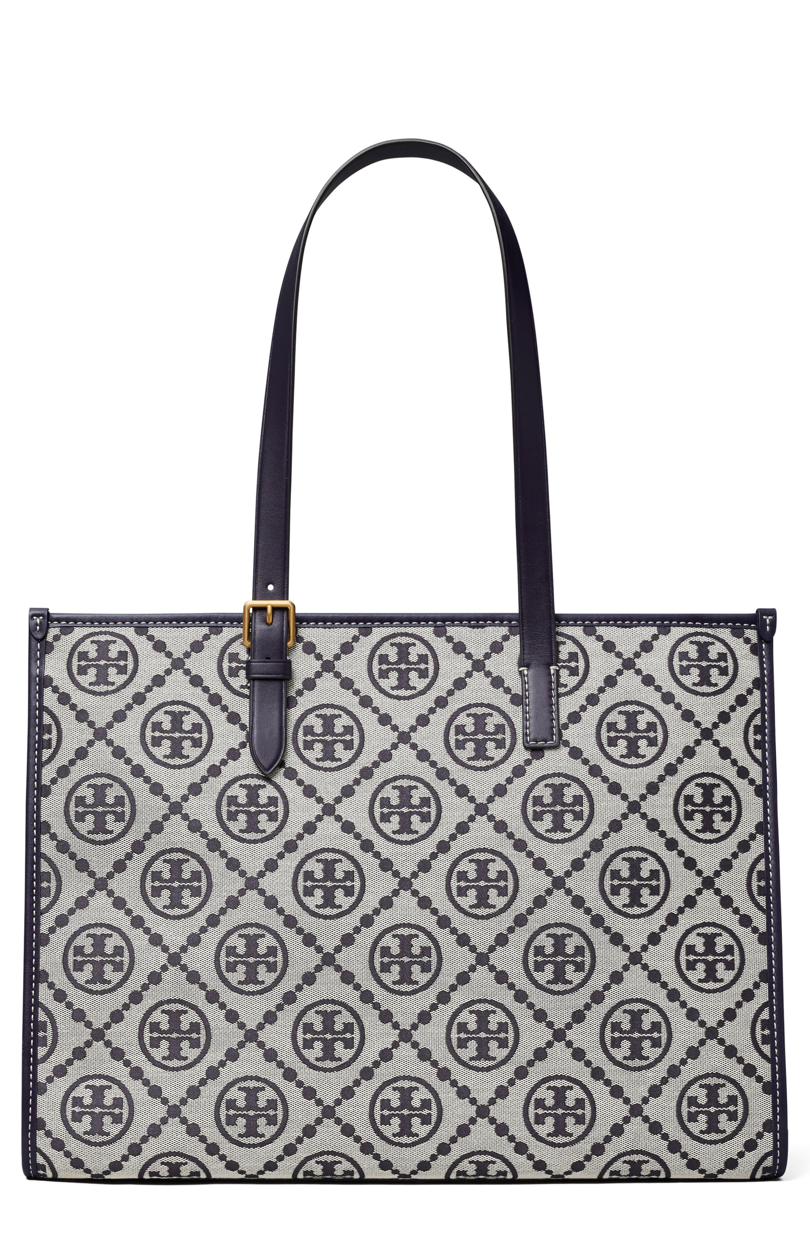 Tory Burch T Monogram Jacquard Tote, Main, color, 