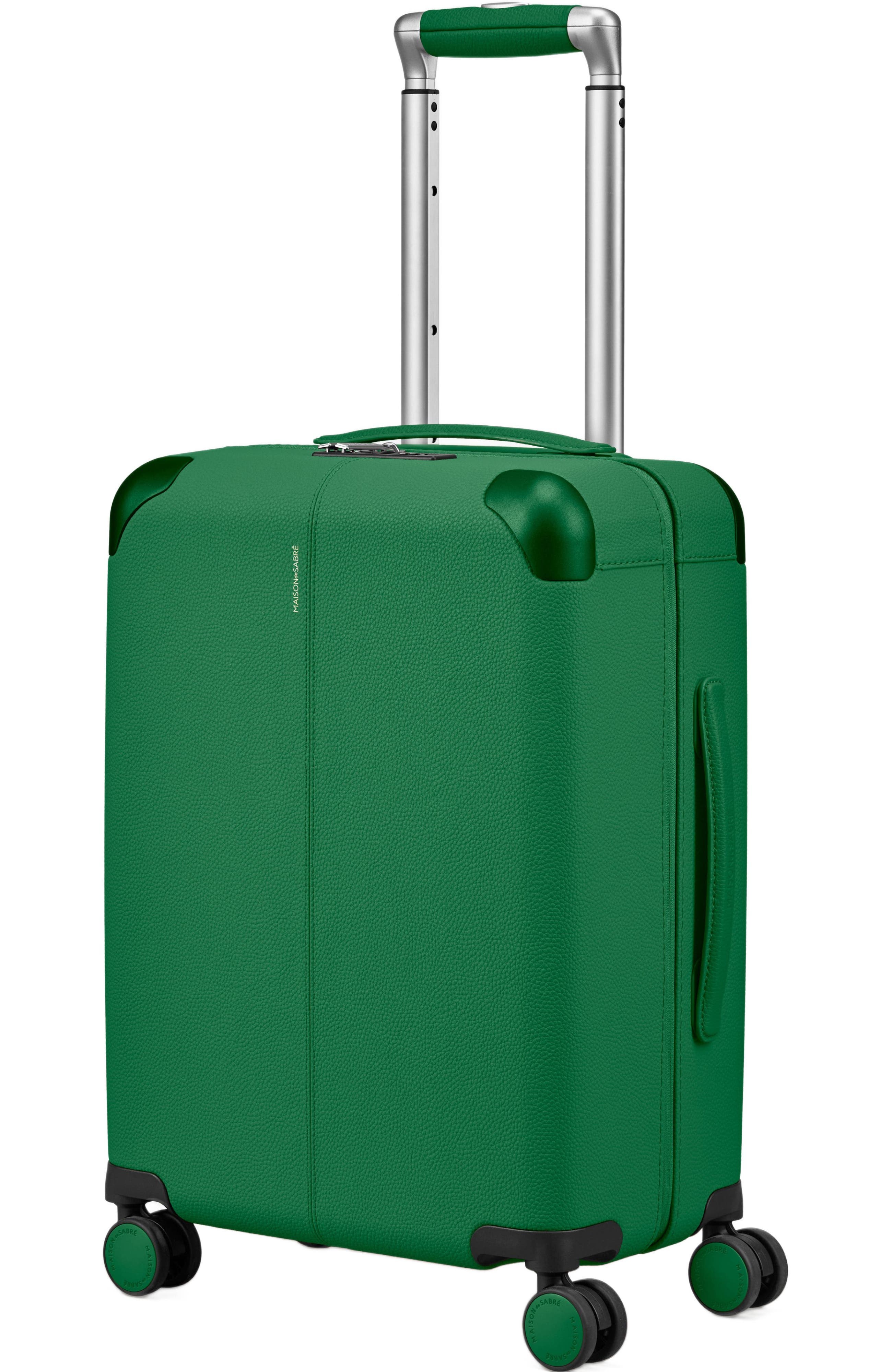 MAISON de SABRÉ The Carry On Suitcase, Alternate, color, Emerald Green