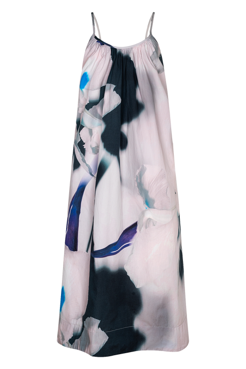 Ophelia Open-Back Strappy Maxi Dress