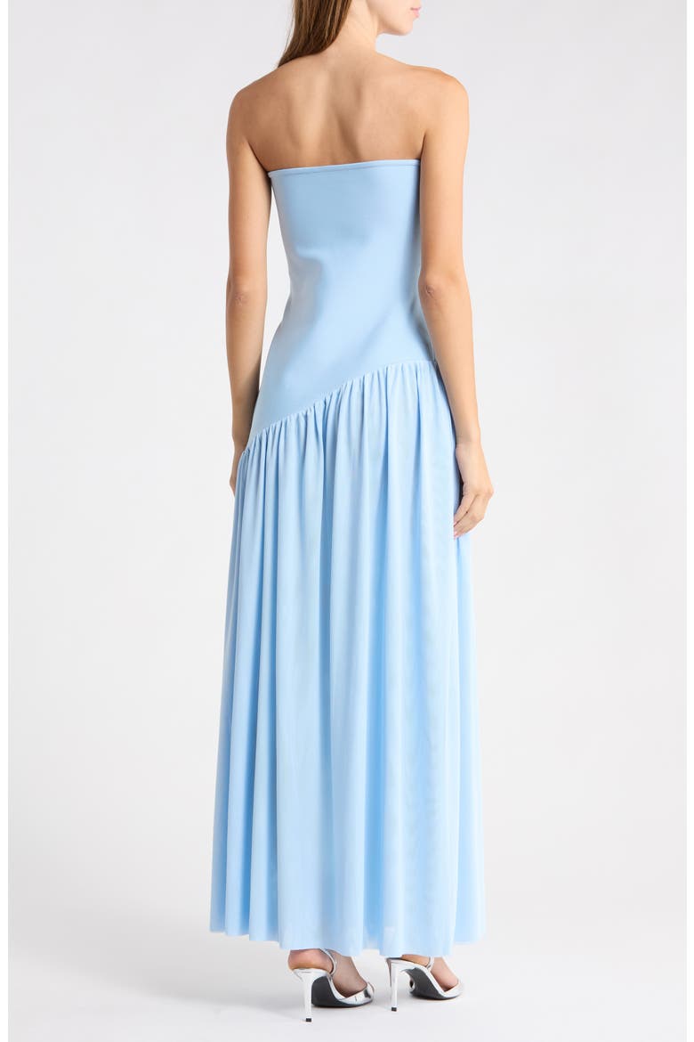 Jesselle Strapless Gown, Alternate, color, BABY BLUE