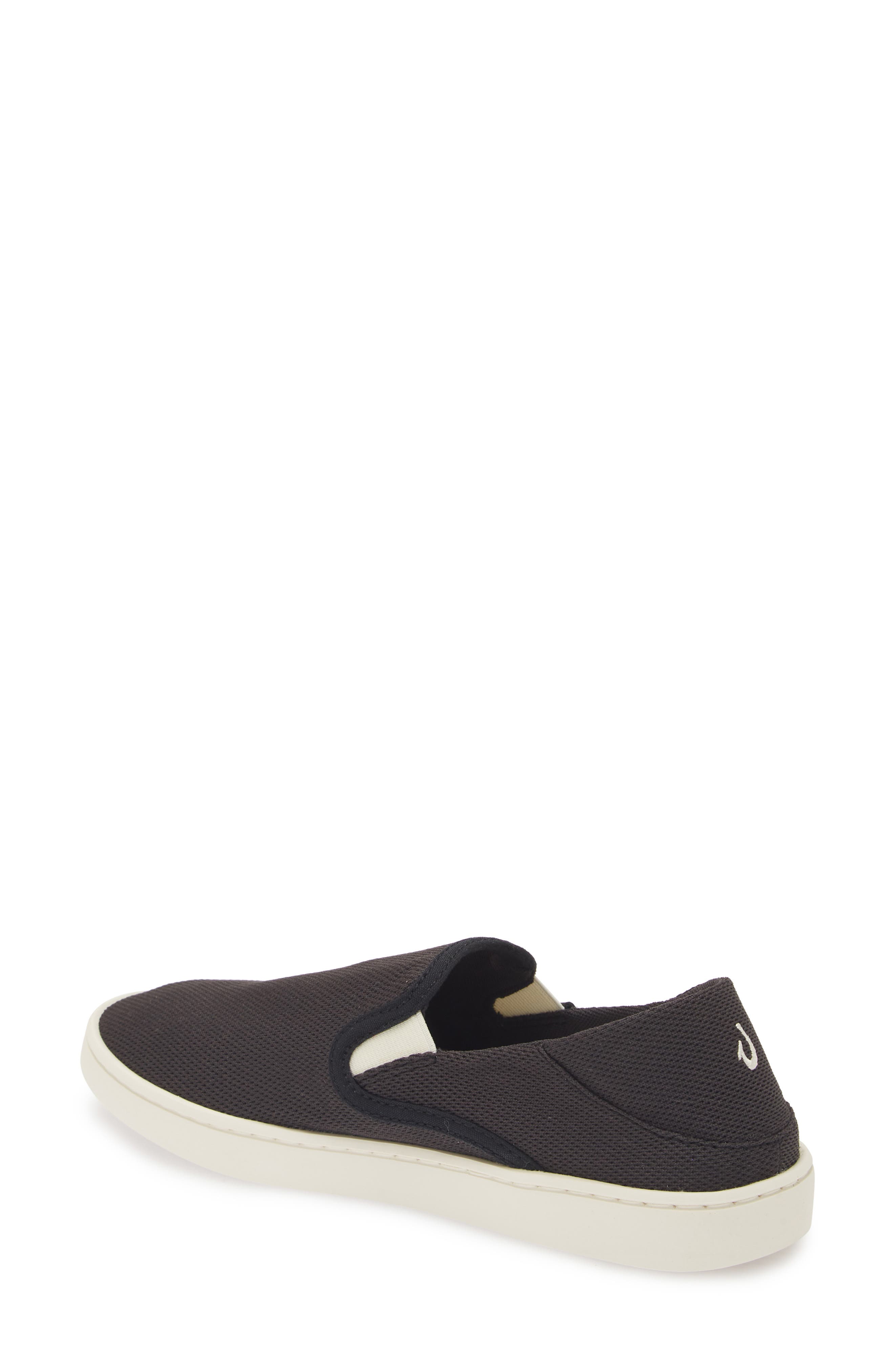 OluKai Pehuea Slip-On Sneaker, Alternate, color, Black / Black