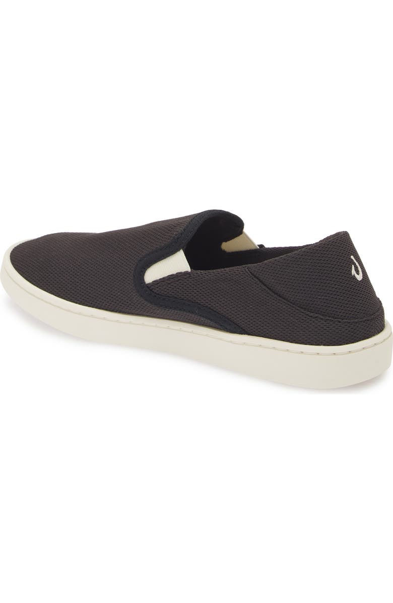 OluKai Pehuea Slip-On Sneaker, Alternate, color, Black / Black