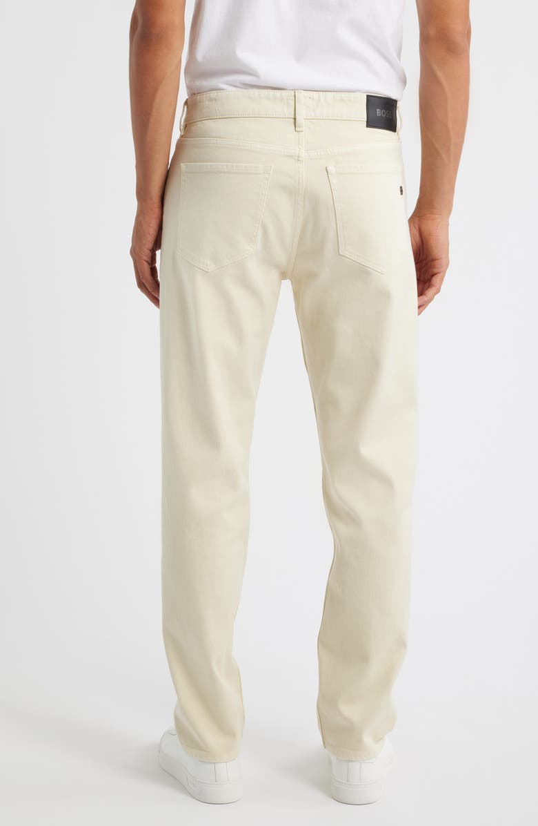 BOSS Ogden Straight Leg Jeans, Alternate, color, Open White