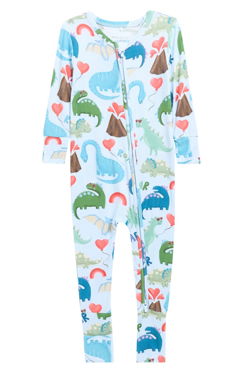 Posh Peanut Convertible Footie, Main, color, Medium Blue