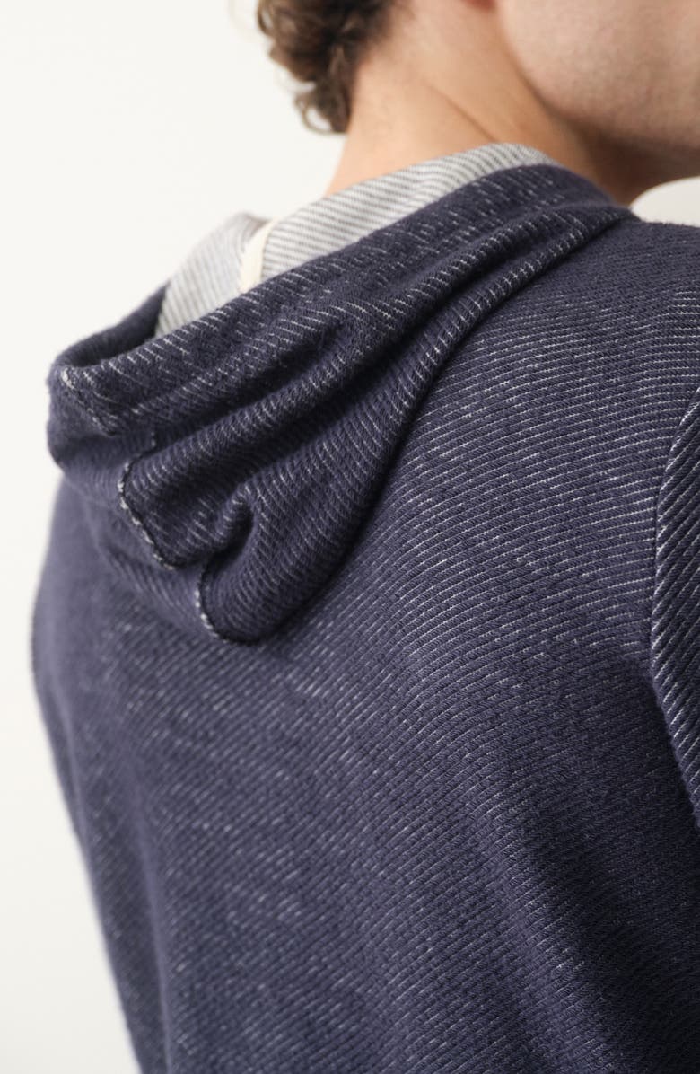 Marine Layer Portola Beach Hoodie, Alternate, color, Navy/ White