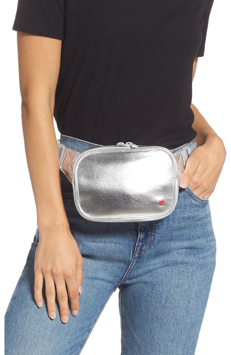 STATE Bags Crosby Metallic Belt Bag, Alternate, color,