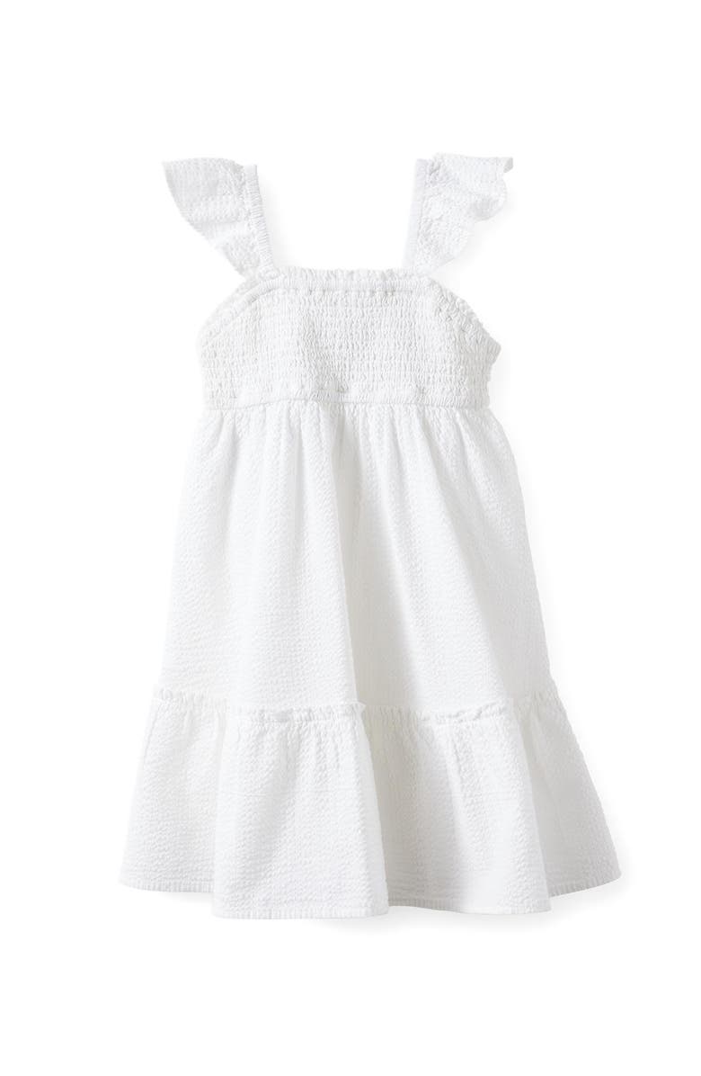 Cotton On Kids Kid's Gigi Flutter Sleeve Dress, Main, color, White