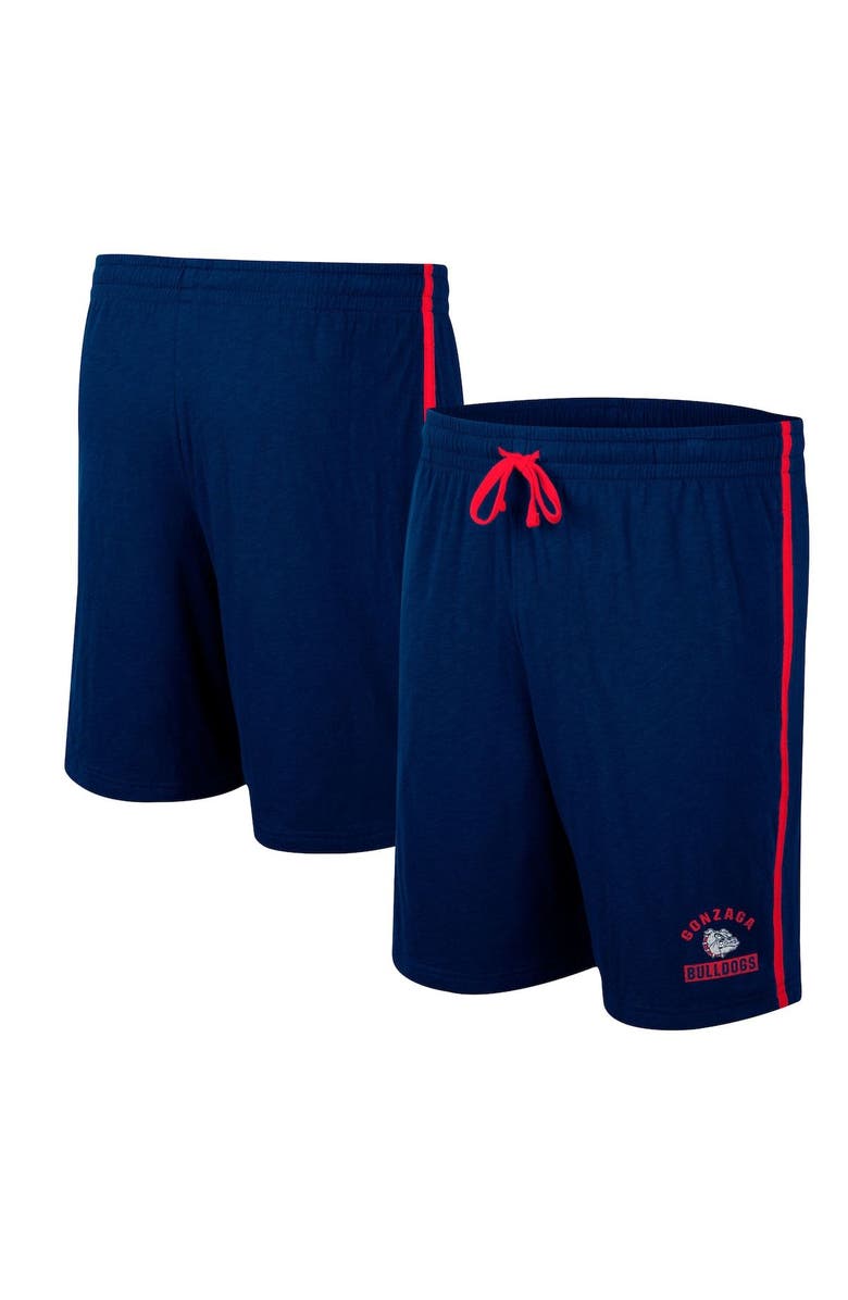 COLOSSEUM Men's Colosseum Navy Gonzaga Bulldogs Thunder Slub Shorts, Main, color, 
