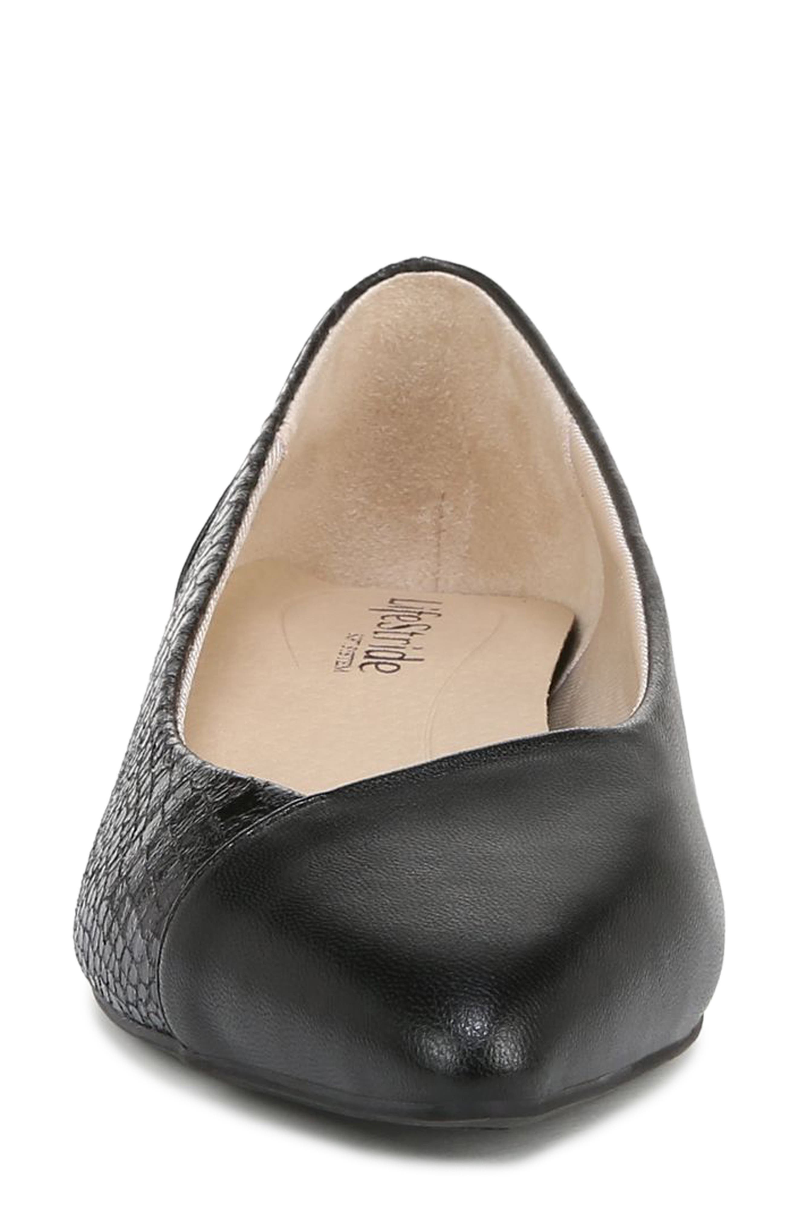 LifeStride Promise Pointed Toe Flat, Alternate, color, 