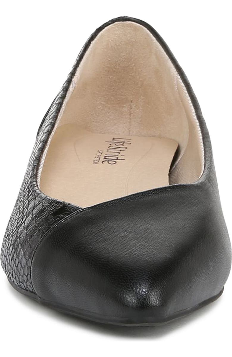 LifeStride Promise Pointed Toe Flat, Alternate, color,