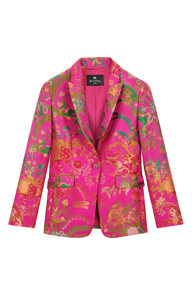 Etro Panarea Floral Brocade Blazer, Alternate, color,
