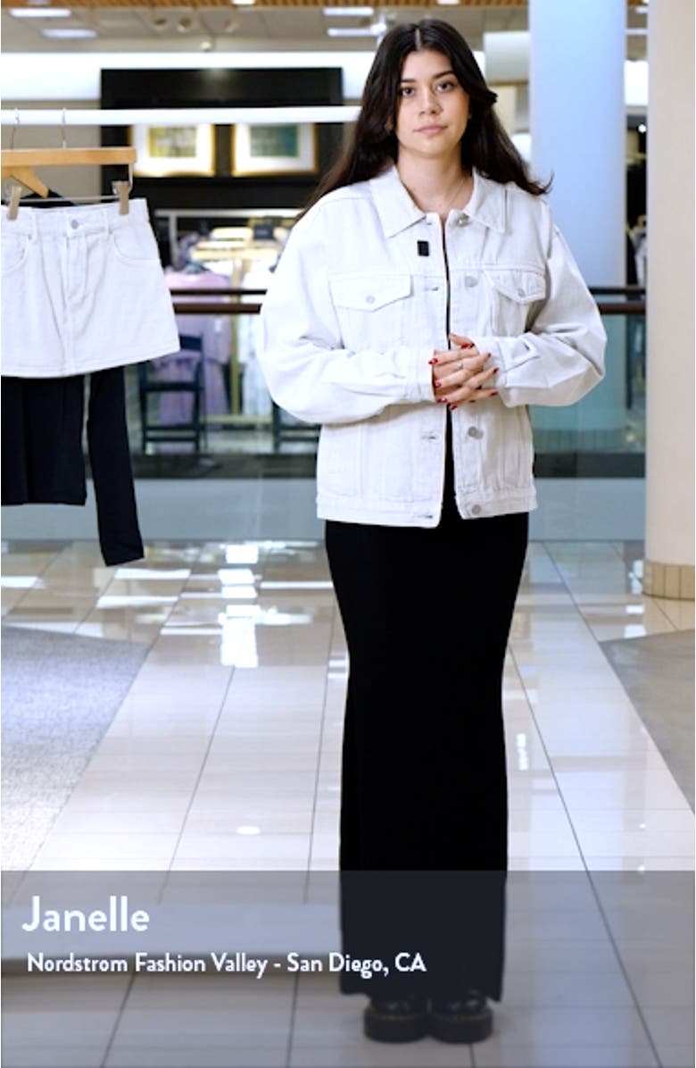 Slouch Denim Jacket, sales video thumbnail