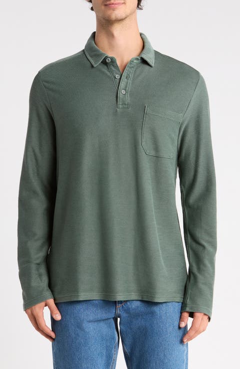 Tide Works Long Sleeve Polo