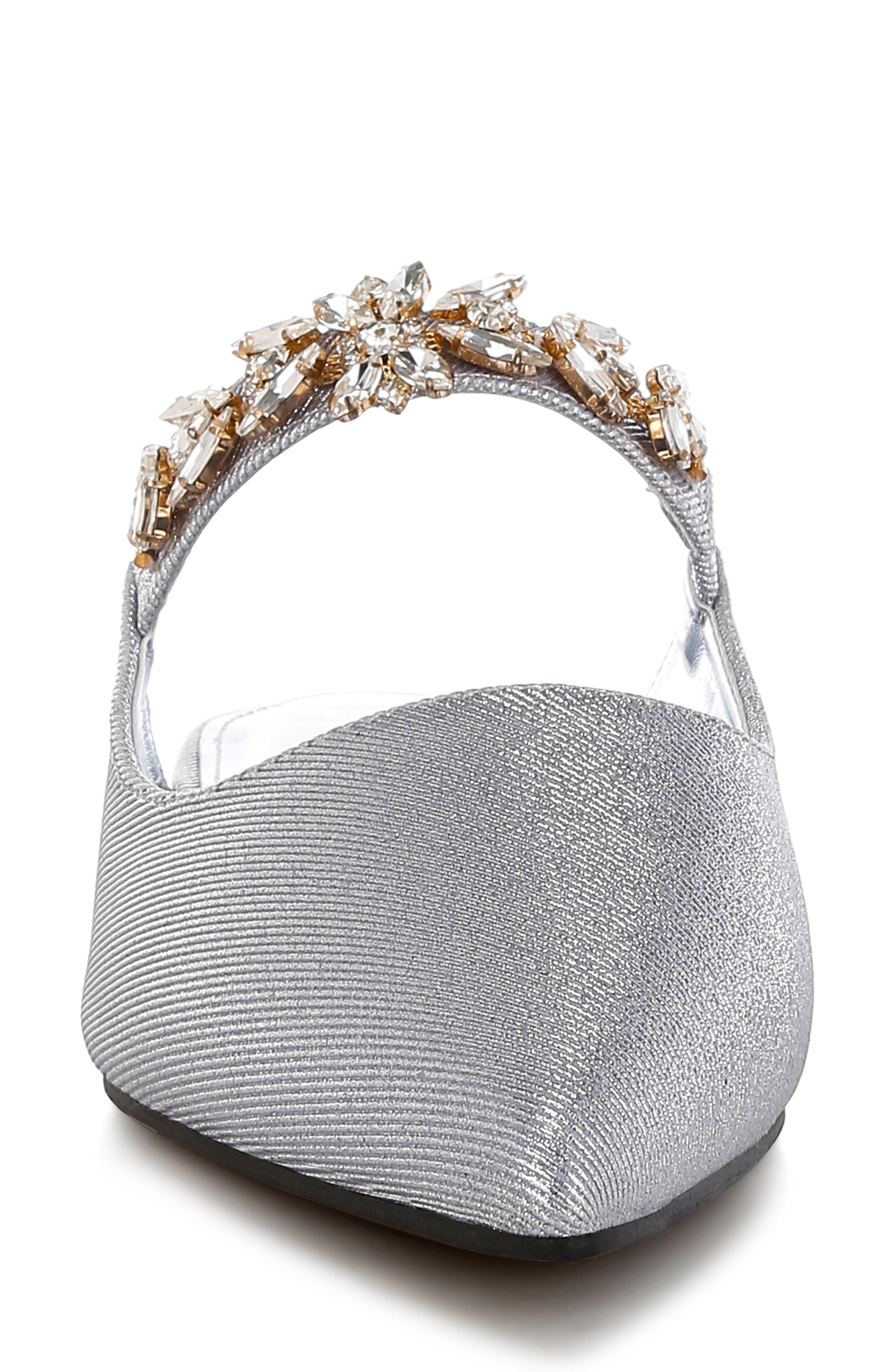 Rag & Co Magnum Crystal Strap Mule, Alternate, color, Lilac