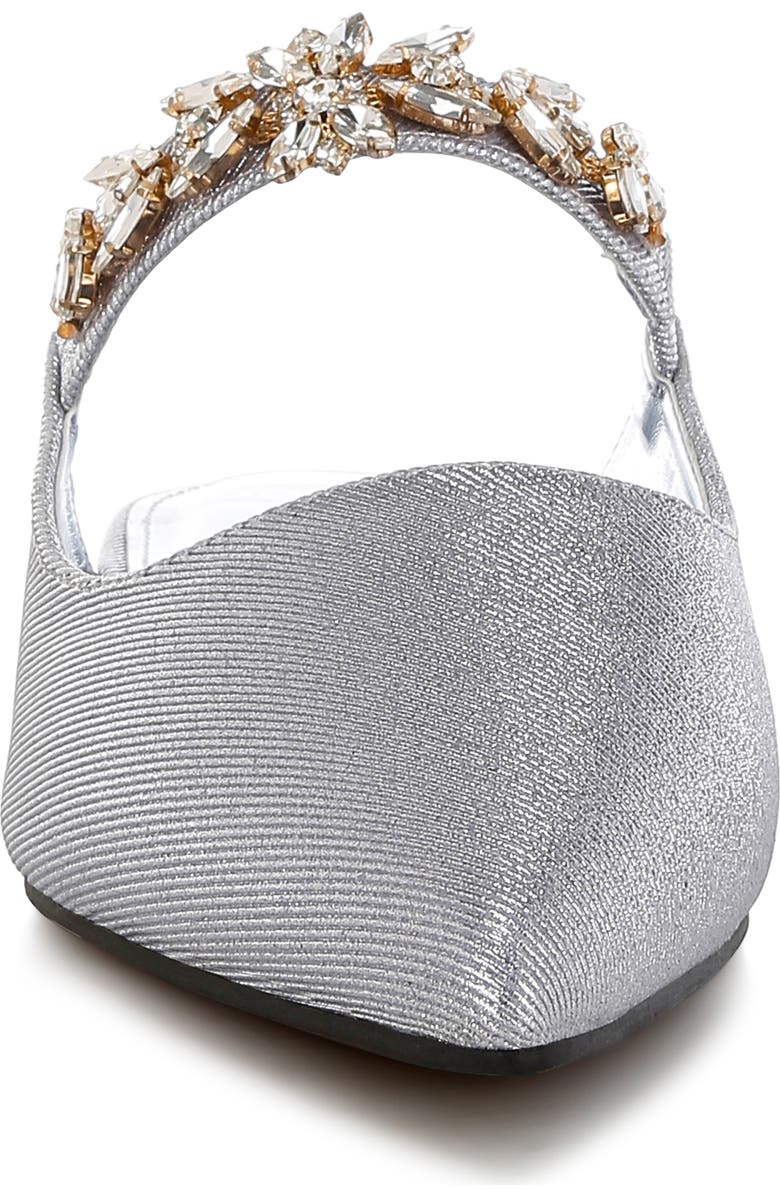 Rag & Co Magnum Crystal Strap Mule, Alternate, color, Lilac