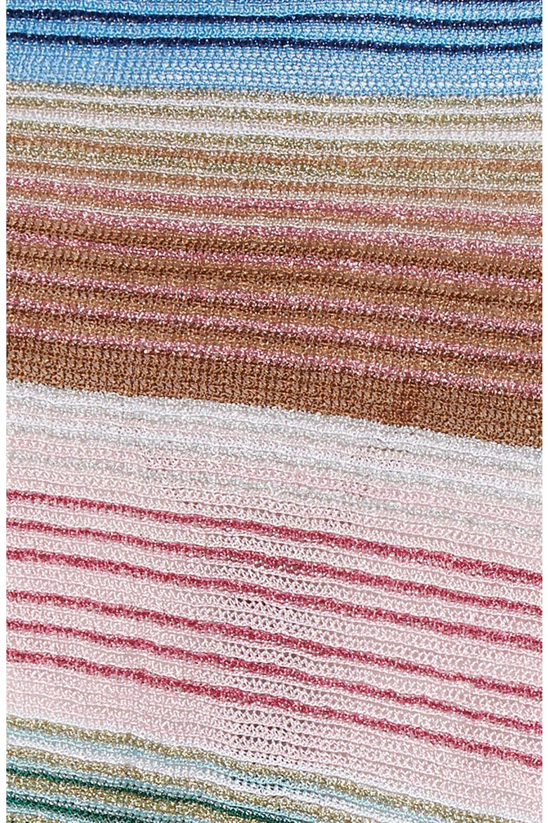 Metallic Stripe Fringe Trim Pareo, Alternate, color, 0001 WHITE MULTI