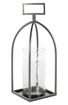 VIVIAN LUNE HOME Metal Candle Lantern