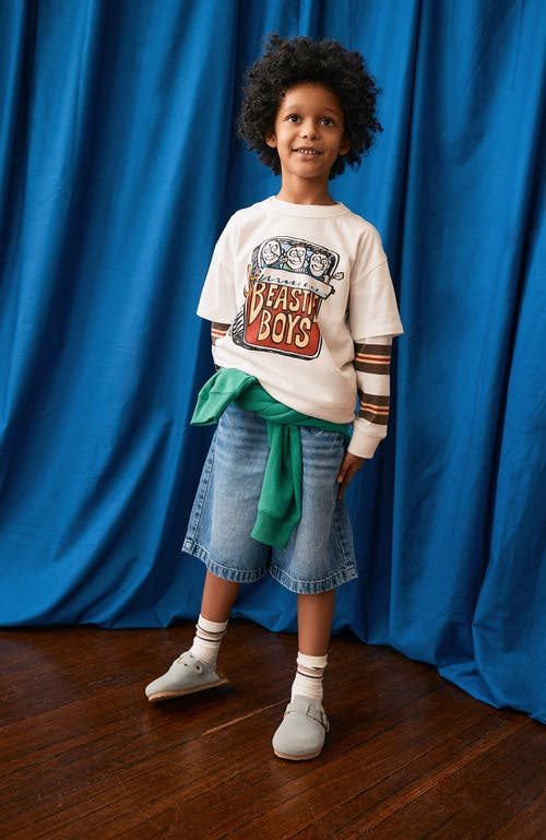 Cotton On Kids Kid's Licensed Drop Shoulder Short Sleeve Tee In White