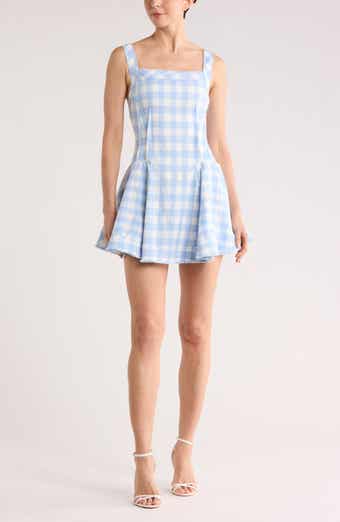 Simkhai Hannalie Sleeveless Gingham Minidress