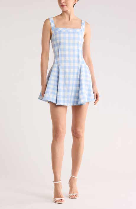 Simkhai Hannalie Sleeveless Gingham Minidress