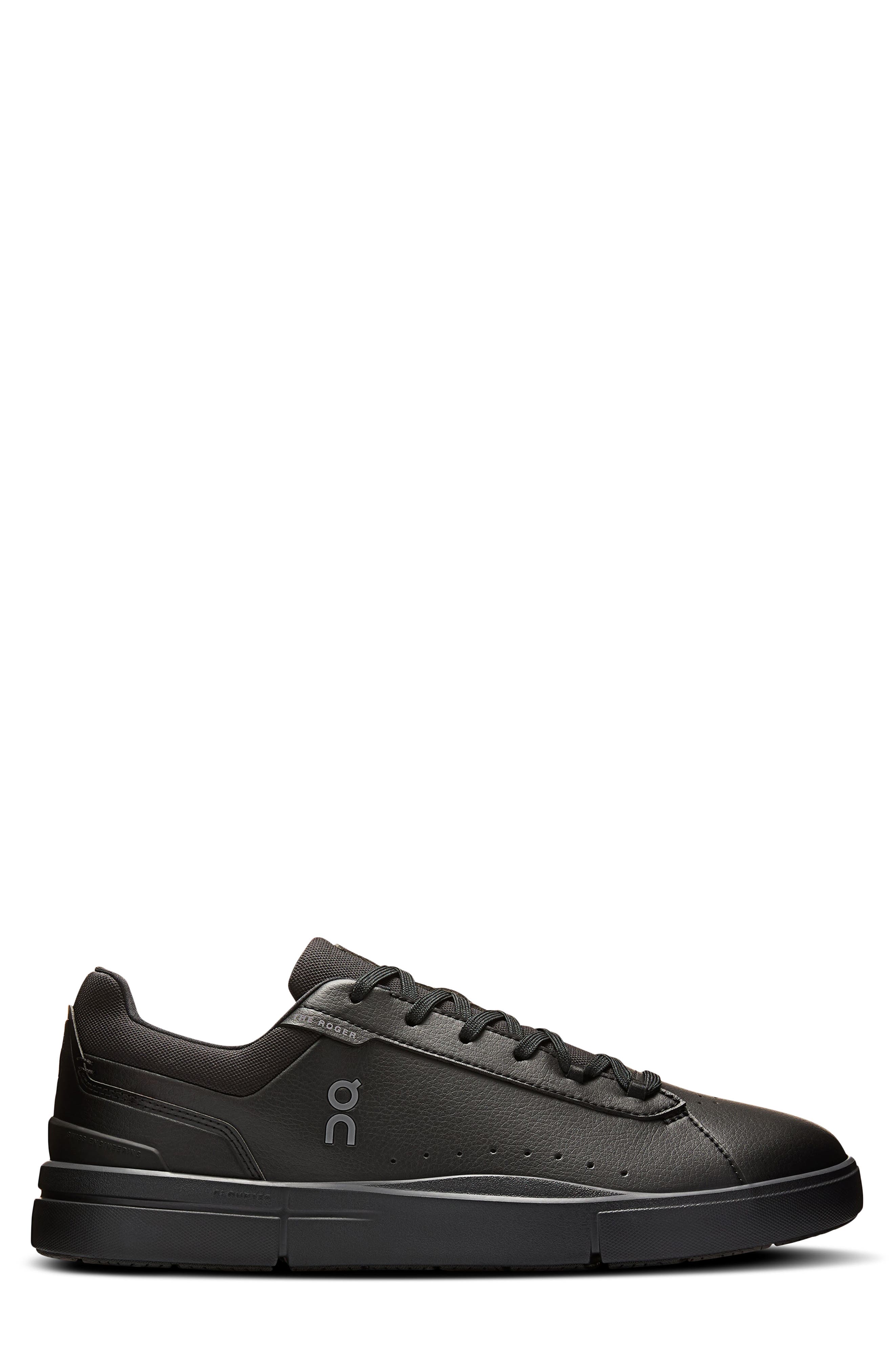 On THE ROGER Advantage Tennis Sneaker, Alternate, color, Black/ Black