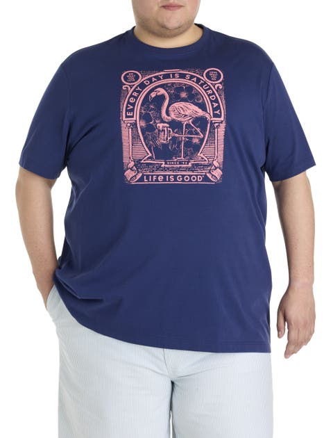 Big & Tall Flamingo Graphic Tee